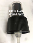 24mm black ribbed spray