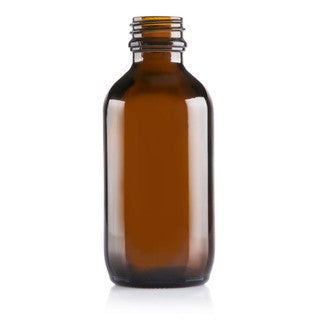 100ml Amber Glass Cosmetic Bottle (24mm neck)