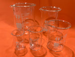 Five beaker set - laboratory glass New Product