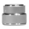 15gm jar Silver Outer-White Glass Inner