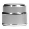 50gm Glass Silver Cream Jar