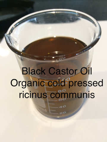 Black castor oil organic cold pressed