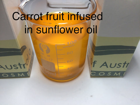 carrot oil infused 