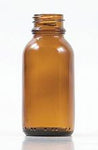 50ml Amber Glass Cosmetic Bottle (24mm neck)