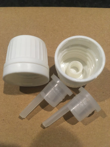 18mm White  Dripolator Cap