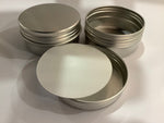 50ml Silver Aluminium Jar