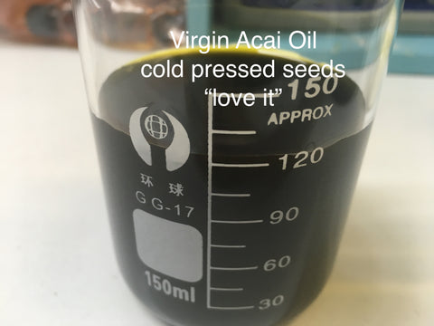 Virgin cold pressed acai oil -love it