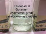 Essential oil geranium pelargonium graveolens  commercial grade