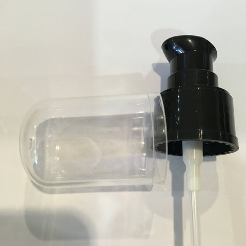 24mm Black short nose Gel Pump with clear Overcap clearout special