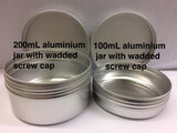 200ml Aluminium Jar with Screw Cap